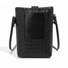 Cargar imagen en el visor de la galería, Versatile Mini Weaved Faux Leather Bag for Everyday Essentials.
